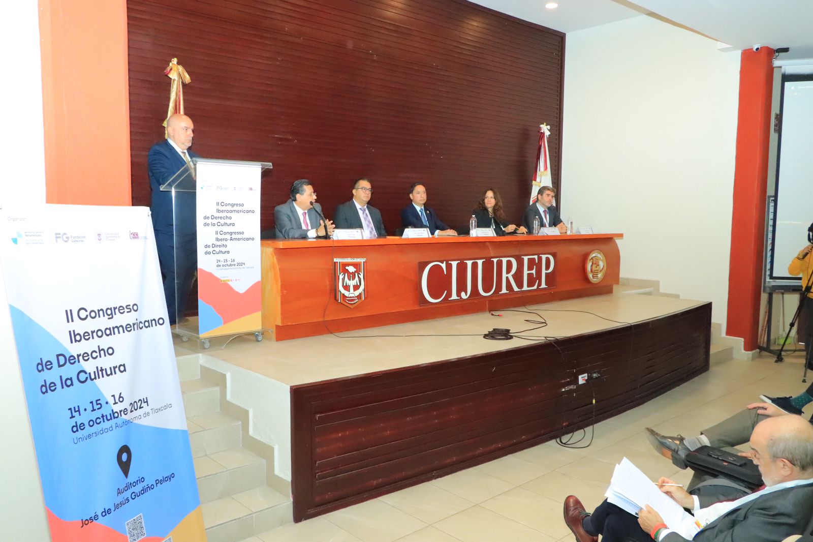 Inició en la UATx el II Congreso Iberoamericano de Derecho de la Cultura